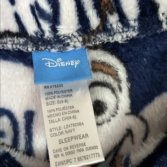 Disney FROZEN Olaf Women’s Plush Cozy Fleece Pajama Pant Small 4-6 - Picture 4 of 6